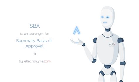 Sba Summary Basis Of Approval