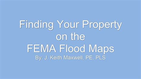 Finding Your Address On The Fema Flood Maps Youtube