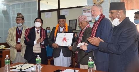 Nepalese Ngo Providing Literacy Classes To Senior Citizens Receives The