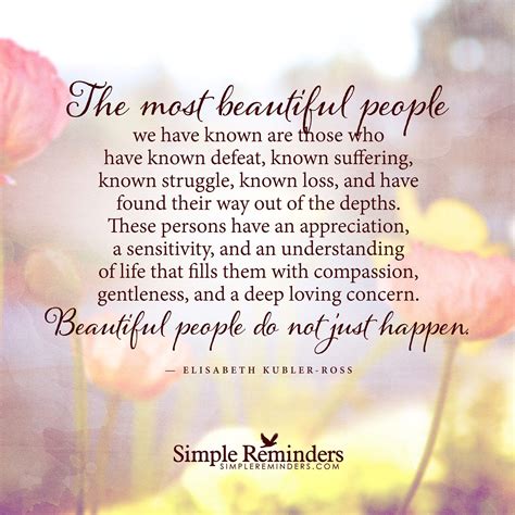 The Most Beautiful People By Elisabeth Kubler Ross Beautiful People