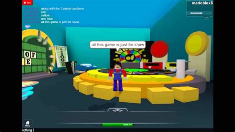 Roblox With Marioblox6 18 Wheel Of Fortune Youtube