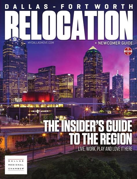 Dallas-Fort Worth Relocation   Newcomer Guide - Winter 2015 | Dallas fort worth, Fort worth 