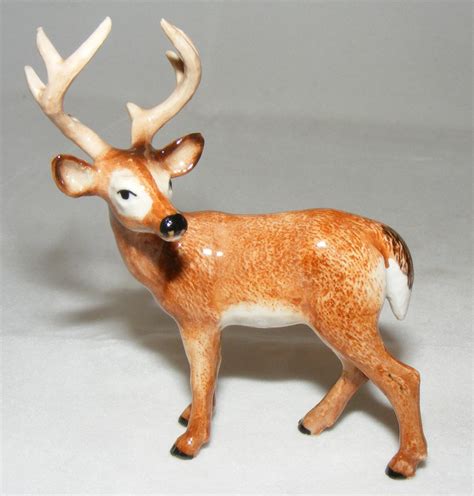 Northern Rose Miniature Porcelain Animal Figure Deer Buck R198