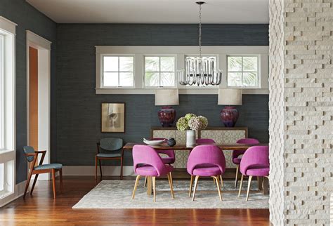 The Secret To Pairing Bold Colors Dining Room Colour Schemes