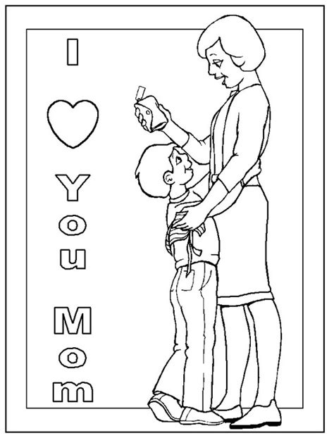 Coloriage Maman #101191 (Personnages) – Dessin à colorier – Coloriages