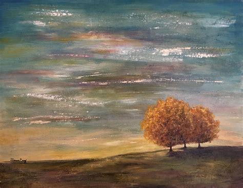 The color of nature is really amazing. Sunrise | Painting, Art, Acrylic painting
