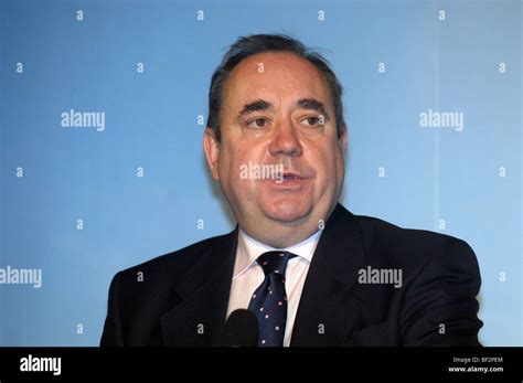 Alex Salmond Msp And Leader Of The Scottish Nationalist Party And First