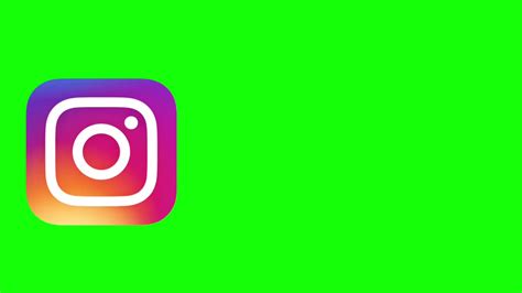 Instagram Green Screen - YouTube Youtube facebook instagram logo on phone screen.