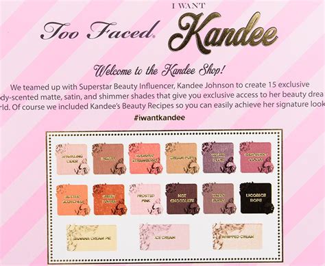 Too Faced I Want Kandee Candy Eyes Eyeshadow Palette Review Photos