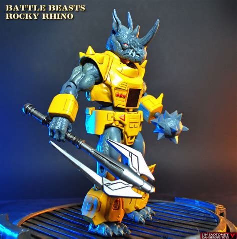 Battle Beasts Rocky Rhino Masters Of The Universe Custom Action Figure