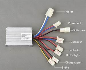 24v 250w Lb27 Electric Bicycle Brushed Motor Controller Wiring Diagram