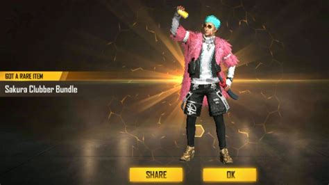 This bundle unlocks at 225 and 50 badges respectively. Free Fire New Faded wheel event got Sakura Bundle. - YouTube