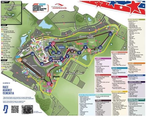 Detailed Map Of Austin Track Showing All Facilities And Track Layout