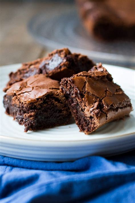 Easy Fudgy Chocolate Brownies From Scratch Ginger With Spice