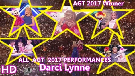Darci Lynne Agt All Performances Americas Got Talent 2017 Winner Hd With Hq Audio Youtube