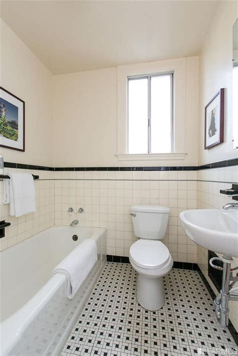 Traditional shower room with vintage bathroom tile patterns ~ aureasf.com bathroom inspiration. San Francisco, CA | White bathroom tiles, White bathroom ...