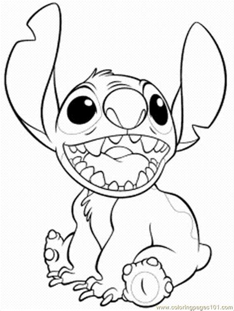 stitch coloring pages    print