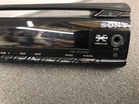 Sony Cdx Gt250mp Xplod Car Radio Stereo Face Front Panel Complete