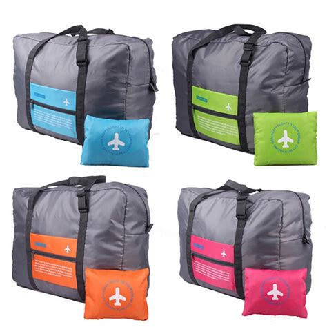 1pcs Women Nylon Folding Bag Unisex Luggage Travel Handbags Unisex Travel Bags Fashion