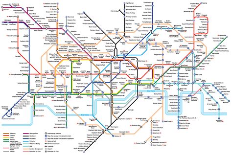 10 Awesome Printable Map London Underground Printable Map