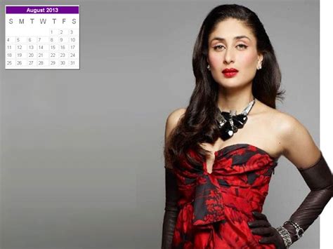 Kareena Kapoor Desktop Calendar 2013 Zero Figure Beauty Queen Collection 2014 New Year Desk