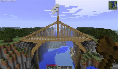 Wooden Suspension Bridge Minecraft Project