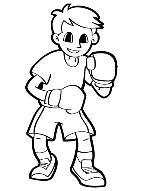 There's no better cure for cabin fever than printing and coloring our free coloring pages for kids. Free Boxing coloring pages. Download and print Boxing ...