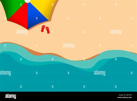 Beach Umbrella Stock Illustration Stock Photo Alamy