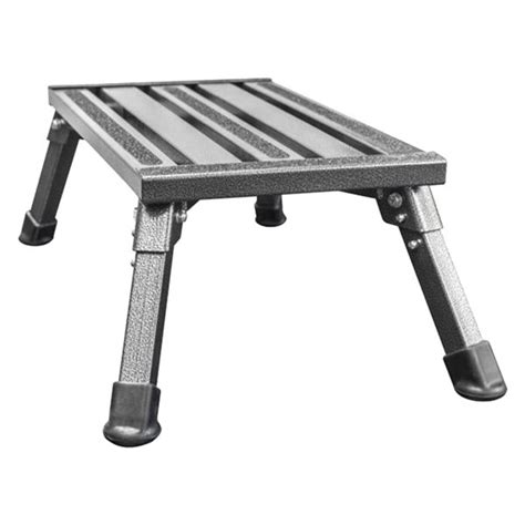 Safety Step® Jr08cg 19l X 8h X 11w Folding Aluminum Granite Step