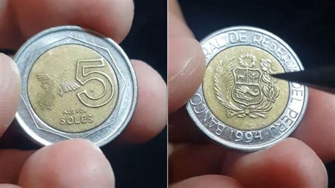 moneda de 5 soles de 1994 y 1995 cuál su verdadero valor en el mercado infobae