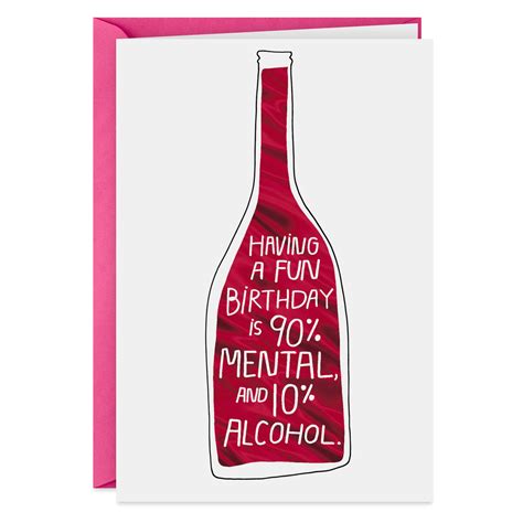 Attitude Or Alcohol Funny Birthday Card Greeting Cards Hallmark