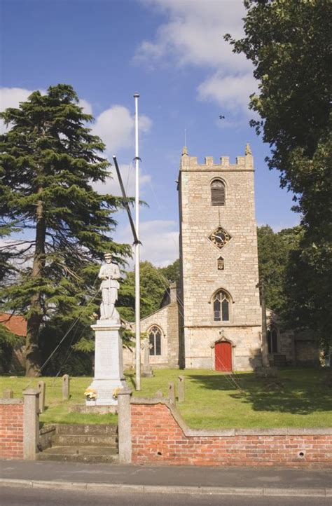 Cross At Church Of St Mary West Side Of Churchyard Welton Lincolnshire