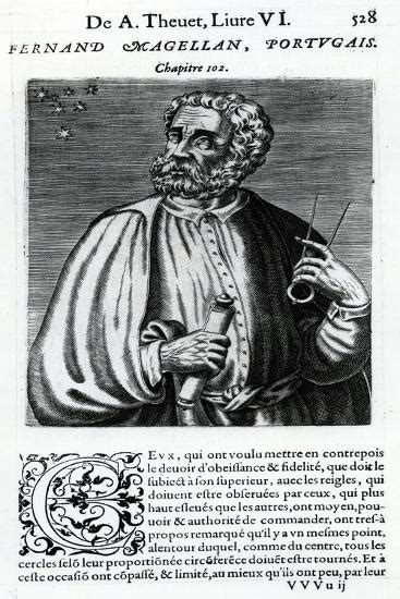Ferdinand Magellan 16th Century Giclee Print Andre Thevet