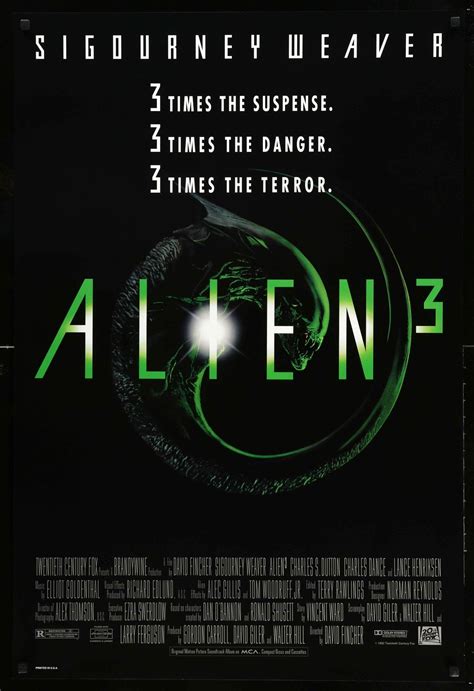 Alien 3 1992 Movie Posters Aliens Movie David Fincher