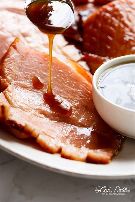 Brown Sugar Mustard Glazed Ham Recipe Cafe Delites