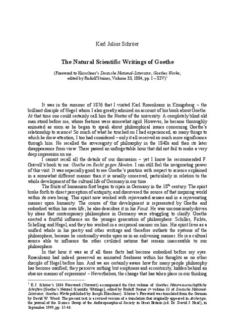 One of the most important habits that a person can develop as they try to build their mlm business is to. (PDF) Karl Julius Schröer. The Natural Scientific Writings ...