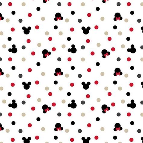 Disney Mickey And Minnie Mouse Knit Toss Fabric Disney Fabric By