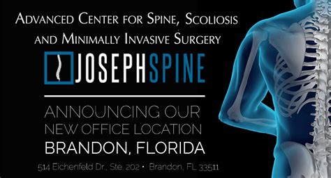 Joseph Spine Advanced Center For Spine Care Scoliosis And Minimally