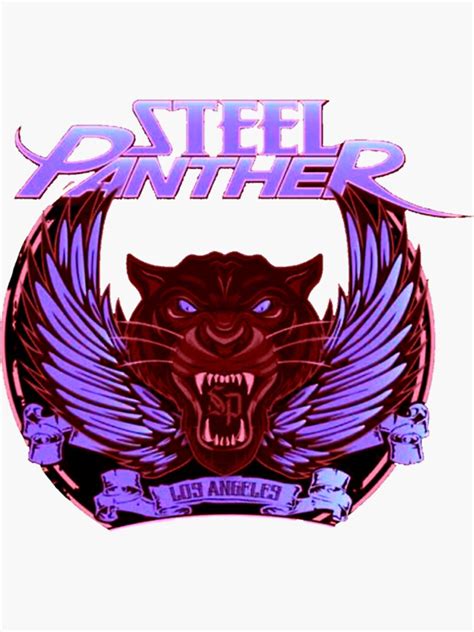 Steel Panther Band Rock Metal Logo Sticker For Sale By Katlynfreese