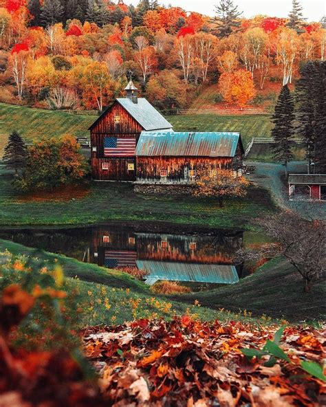 We Think Fall On The Farm Is Just Magical How Gorgeous Is This Vermont