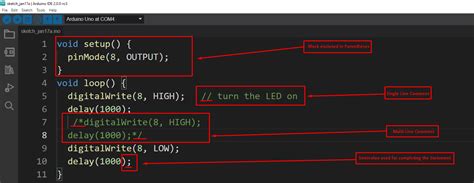 Program Structure Of Arduino