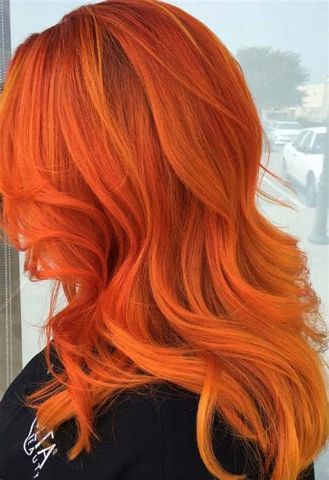 59 Fiery Orange Hair Color Shades To Try Dark Orange Hair Hair Color
