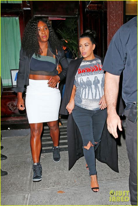 Kim Kardashian And Serena Williams Get In Girl Time Over Tea Photo