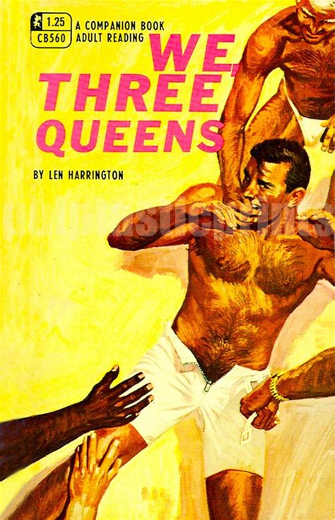 We Three Queens Vintage Gay Pulp Paperback Cover Repro Gay Etsy Uk