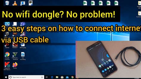 How To Connect Mobile Internet To Computer Via Usb Cable Usb