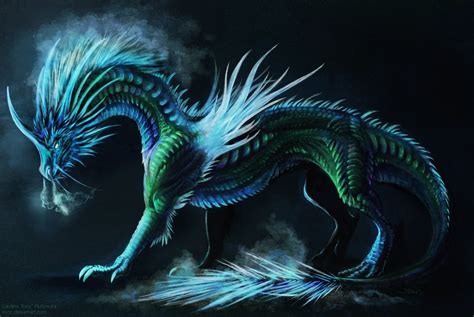 Kirin By Isvoc On Deviantart Mythical Creatures Dragon Pictures