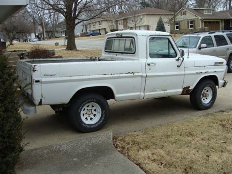Rare 1972 Ford F100 Ranger Xlt Short Bed 4x4 Classic Ford F 100 1972