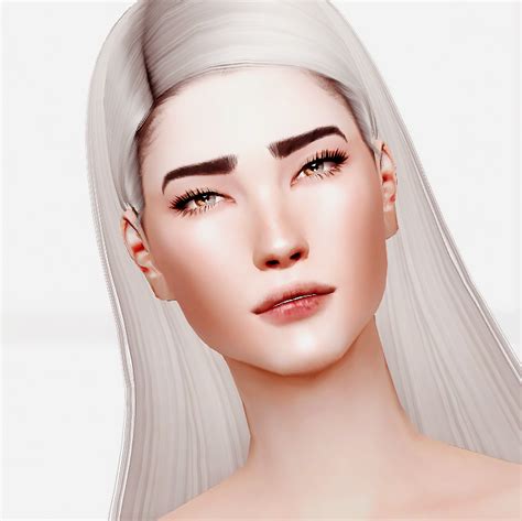 Tenebrae 3t4 Pixelore Eyebrows The Sims 4 Download Simsdomination