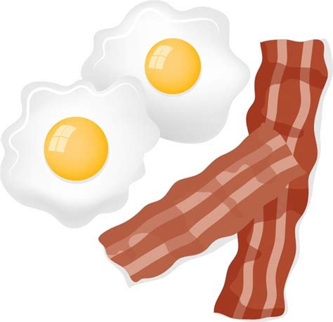 Bacon And Eggs Free Vector In Adobe Illustrator Ai Ai