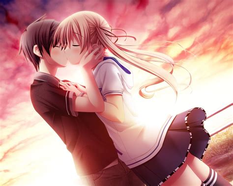 Anime Kiss Wallpapers Top Free Anime Kiss Backgrounds Wallpaperaccess